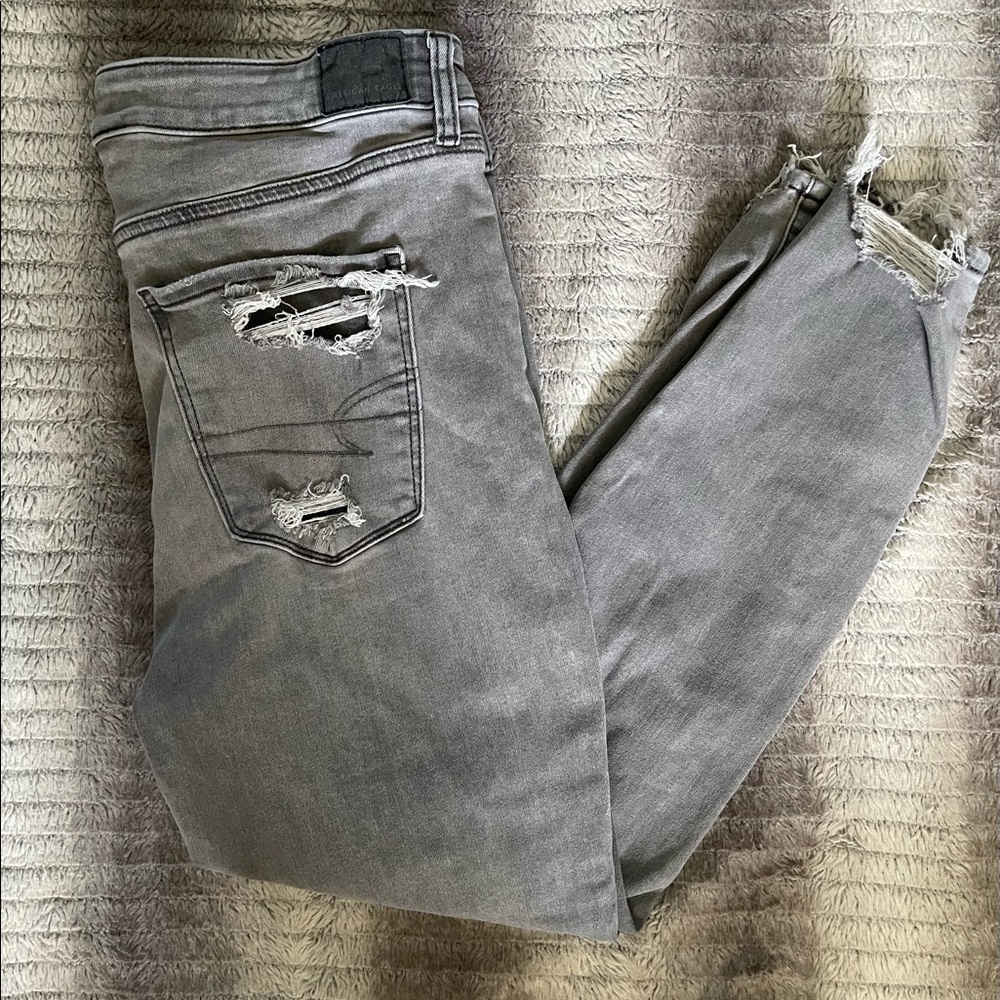 AE Ne(x)t Level Ripped Super High-Waisted Jegging